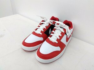 NIKE スニーカー 28cm EBERNON LOW PREM AQ1774-101 赤 白 ホワイト レッド ロウ 靴 USED 古着 ナイキ シューズ メンズ 男性 エバノン