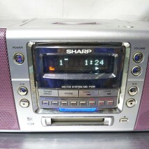 送料無料(２M3181)SHARP　シャープ　ラジカセ　MD-F230-P　_画像2