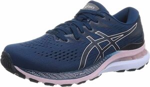  ３７６５８ [アシックス] ランニングシューズ GEL-KAYANO 28 レディース 25.5㎝ マコブルー/ベアリーローズ 宅急便