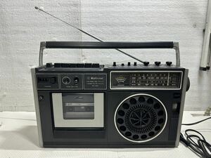 【National／ナショナル】 ラジオカセットレコーダー FM/SW/MW ラジカセ レトロ RQ-552 ★ 通電確認済み ジャンク