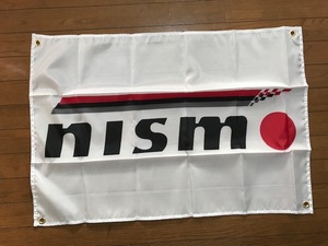 送料無料！お部屋に！NISMOチェッカーバナー　タペストリー　フラッグ 旗　通常サイズ　R32　Z33　ニスモ　マーチ　ノート　