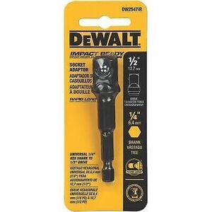 DEWALT 1/2 socket adaptor 