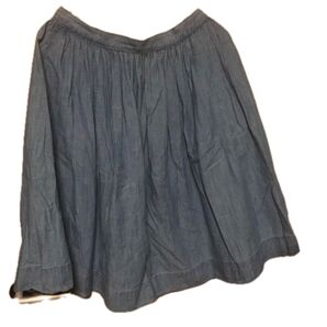 無印良品 デニム フレア スカート