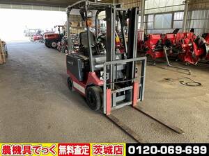 【茨城Prefecture常総市】動作確認済み　Nichiyu　forklift　FB15PN-75-300　Batteryリフト　1.5tonne　充電