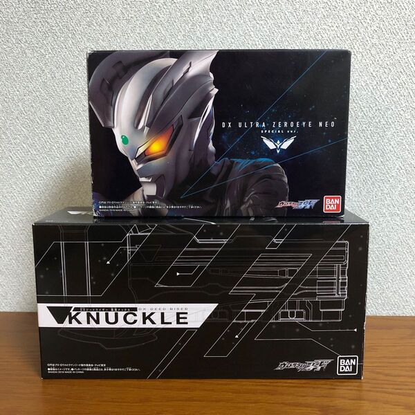 プレミアムバンダイ限定 ウルトラマンゼロ ウルトラマンジード ウルトラゼロアイNEOスペシャルver ジードライザー装填ナックル
