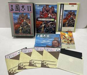 ★コレクター必見 希少 KOEI PC-8801MKⅡSR以降 5”2D MSX ソフト 三國志Ⅱ ゲームソフト ディスク 動作未確認 コレクション Th1207●9