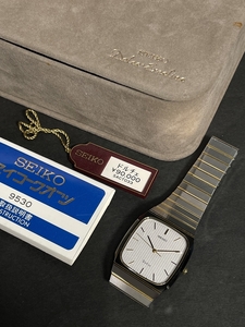 ● コレクター必見 SEIKO Dolce セイコー ドルチェ メンズ 腕時計 クオーツ 男性 時計 ファッション 小物 ケース付き コレクション tk373