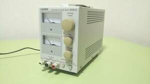 【送料無料】LEADER REGULATED DC POWER SUPPLY 818-3 DC電源 直流安定化電源　中古動作品 