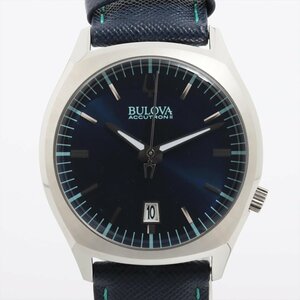 ■ 1円～ 正規 中古 美品 ■ BULOVA ブローバ ■ 96B212 アキュトロン II サーベイヤー ブルー ■ グリーン スイープ クォーツ 箱傷み