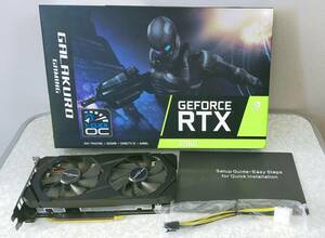 玄人志向 GG-RTX2060-E6GB/DF　RTX2060/6GB【動作品】