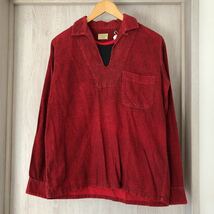 (k) 50s 50年代 monterey TWIN SPORT プルオーバー ネルシャツ サイズS 赤 レッド ビンテージ vintage _画像1