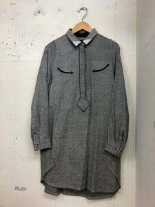 archi Arky total pattern Smile pocket autumn winter direction ... considering . cloth One-piece S made in Japan Isshiki Sae long sleeve shirt knees height gran pa