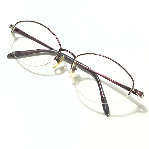 ◆GIVENCHY ジバンシー ハーフリム ナイロール メガネ 眼鏡フレーム GV4842T 54□17 レディース 女性用