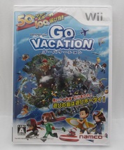 【新品未開封】ニンテンドーWii ゲームソフト Go VACATION(ゴーバケーション) 検索: RVL-P-SGVJ Nintendo Wii_画像1