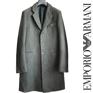 正規品 最高級 エンポリオアルマーニ EMPORIO ARMANI ウール チェスターコート ジャケット ライダース ブルゾン ジョルジオアルマーニ