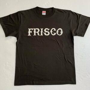 送料無料！★FRISCO★5.6oz・プリントTシャツ★スミクロ★Lサイズ★バイカーにオススメ！★ハーレー乗り