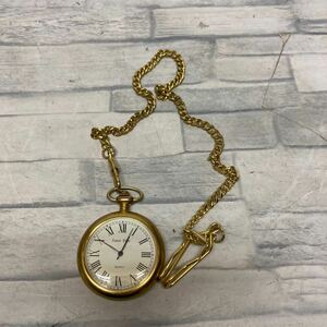 1772番　Louis Dior ルイ ディオール 懐中時計 QUARTZ ユニセックス 時計 ゴールド 