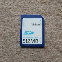 Nintendo SDメモリーカード 512MB 送料63円 任天堂_画像1