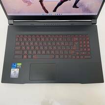 動作品　Katana GF76 11UD-671JP Core i7 11800H 16GB SSD512GB GeForce RTX 3050 Ti i16016 100サイズ発送　_画像5