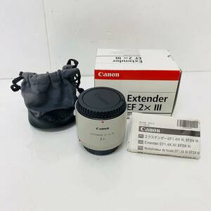 美品　Canon Extender EF 2x III 元箱あり i16226 60サイズ発送目立つ傷汚れなし