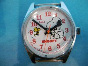  immovable / necessary repair / that time thing * Snoopy / Woodstock / hand winding wristwatch / metal case / former times Showa Retro * there is defect 