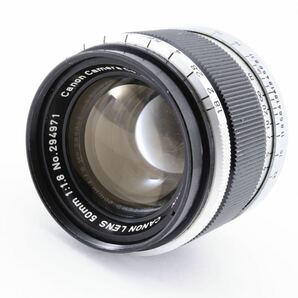 1円〜＊CANON LENS 50mm f1.8 キヤノン レンズ Canon Camera Co., Inc. Leica ライカ Lマウントの画像1