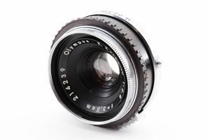美品＊Olympus E.Zuiko-W 3.5cm 35mm f/2.8 Lens for Ace Camera オリンパス エース用 単焦点 広角 マニュアルフォーカスレンズ