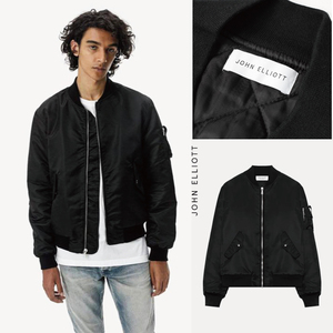 【定価99,000円】JOHN ELLIOTT ジョンエリオット “ BOGOTA II ” 中綿 MA-1 ボンバージャケット S 黒 ロンハーマン RHC 取扱品