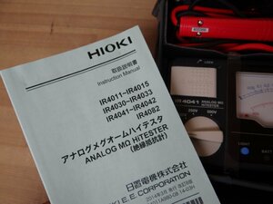 ◆ごえん堂◆中古品◆HIOKI/日置　絶縁抵抗計　電気計測器　測定器　取扱説明書付【IR 4041】◆8