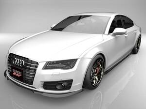4GCGWC A7 Sportback previous term model front under spoiler side step 2 point kit aero parts 