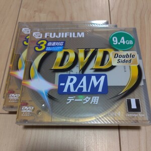 FUJIFILM DVD-RAM 9.4GB カートリッジ 3枚