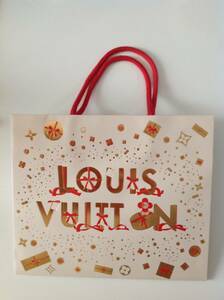 ルイヴィトン　ショッパー　紙袋　クリスマス限定　メッセージカード付　LOUIS VUITTON