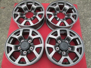 ★極上品 スズキ JB74 ジムニーシエラ純正ホイール 15×5.5J +5 4本セット スタッドレス用に