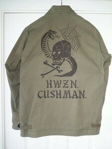 [ limitation ] new goods Cushman × is uzen Bros CUSHMAN×HWZN A-2 deck jacket M / search N-1 Harley shovel panhead Knuckle 