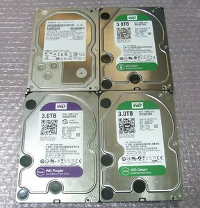 B37697 O-11311 3.5インチ HDD 3TB 4個セット 判定正常