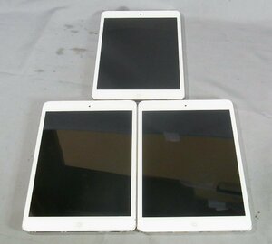 B37711 O-11022 Apple iPad mini2 Wi-Fiモデル ME279J/A×2 ME281J/A×1 計3台セット ジャンク