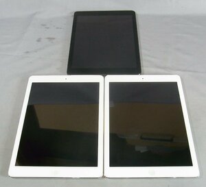 B37715 O-11375 キャリア不明 iPad Air MD791J/A×1 / iPad Air Wi-Fiモデル MD788J/A×2 計3台セット ジャンク