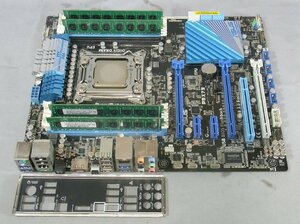 B37498 O-11112 ASUS P9X79 + Core i7-3930K + 4GB×4 LGA2011 マザーボードセット ジャンク