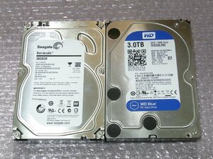 B37825 O-12069 3.5インチ HDD 3TB 2個セット 判定正常