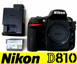 LK50335◆NIKON/ニコン D810 デジタル一眼レフカメラ ボディ【返品保証なし】