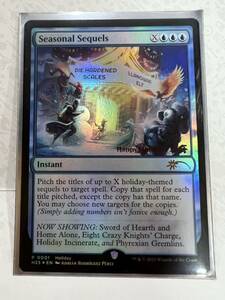 MTG マジック Seasonal Sequels Foil Holidayホリデープロモ 英語版