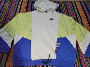 NIKE WONENS ICON CLASH PO HOODY プルオーバーパーカー　オレンジタグ風車タグ紺タグゴツ