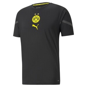 【新品特価!定価6050円が67％OFF!】プーマ PUMA-764297-02- BVB ボルシアドルトムント プレマッチプラクティスシャツ/インポートSサイズ