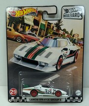 ホットウィール BOULEVARD LANCIA STRATOS GROUP 5 メタル/メタル リアルライダー マテル ランチア ストラトス グループ 5_画像1