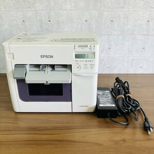 【送料無料】 EPSON エプソン カラーラベルプリンター TM-C3500 アダプター付属 【現状品】