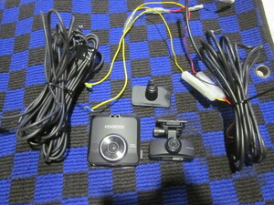 ケンウッド 駐車監視録画　前後2カメラドライブレコーダー DRV-MR575C ヒューズ電源　SDカード付き　GPS　ドラレコ
