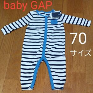 タグ付き　baby GAP ベビーギャップ　ロンパース 　長袖 　オール