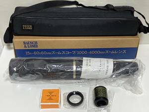 BAUSCH&LOMB DISCOVERER 望遠レンズ ディスカバラー 15-60×60mm ズームスコープ 1000-4000mm 超望遠ズームレンズ ボシュロム