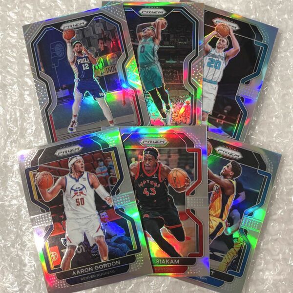 Silver Prizm 6枚 Gordon Siakam Harris 他 Panini NBA