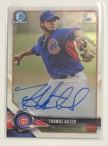 新来日外国人Thomas Hatchハッチ 直書き 1st Bowman Auto 広島